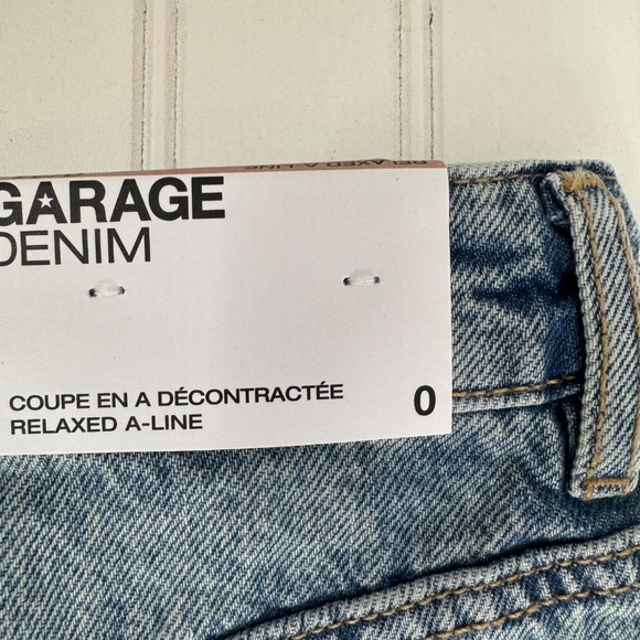 NEW Garage Denim Relaxed A Line Short Fanny Blue - Picture 6 of 7